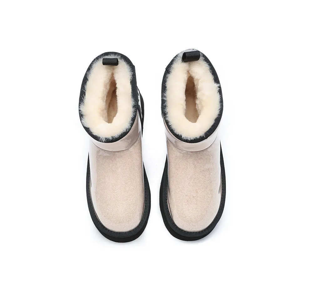 AUSTRALIAN SHEPHERD® UGG Boots Clear Waterproof and Shearling Women Coated Classic Platform