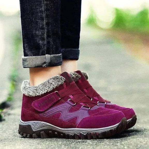 Dyavor Women Snowy Ankle Orthopedic Boots Super Warm