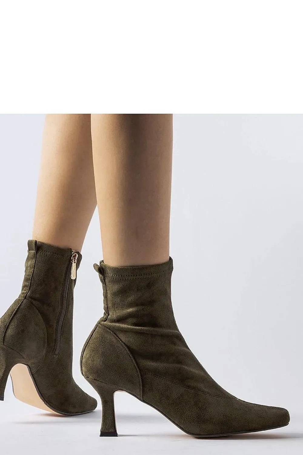 Pink Lucerne low-heeled boots