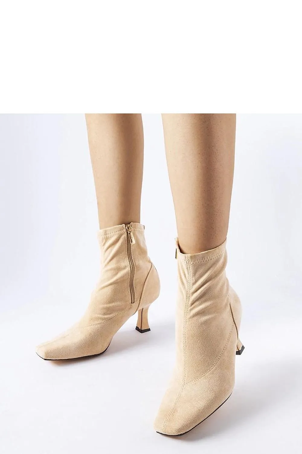 Pink Lucerne low-heeled boots