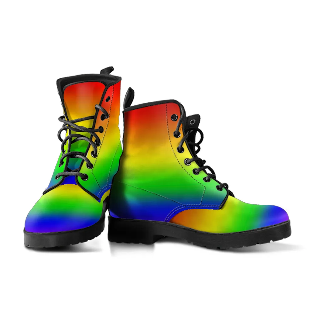 Rainbow Women's Vegan Leather Boots