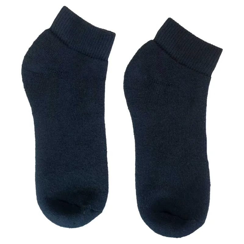 Stone Peak Youth No-show Sport Socks - Black 3pk