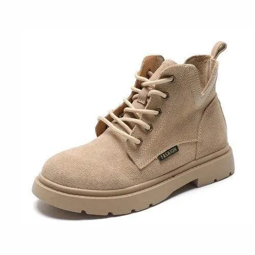 Suede Martin Boots