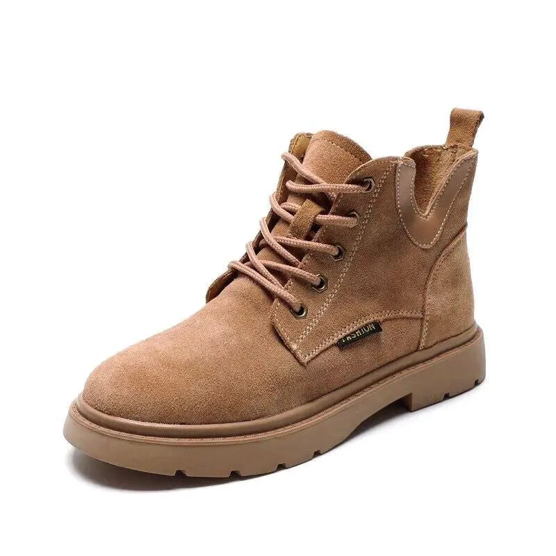 Suede Martin Boots