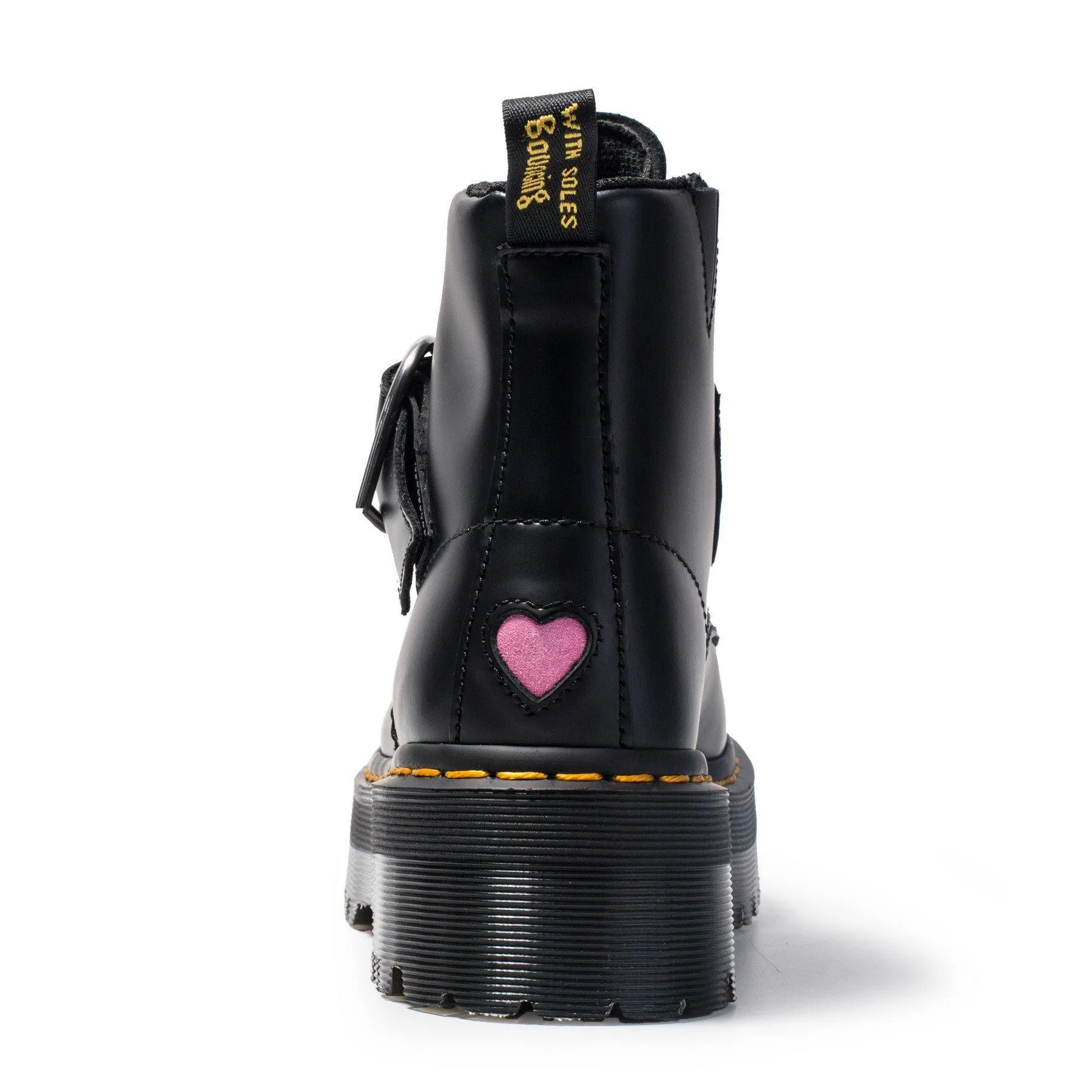 Women's Fashion Peach Heart Zipper Ankle Boots